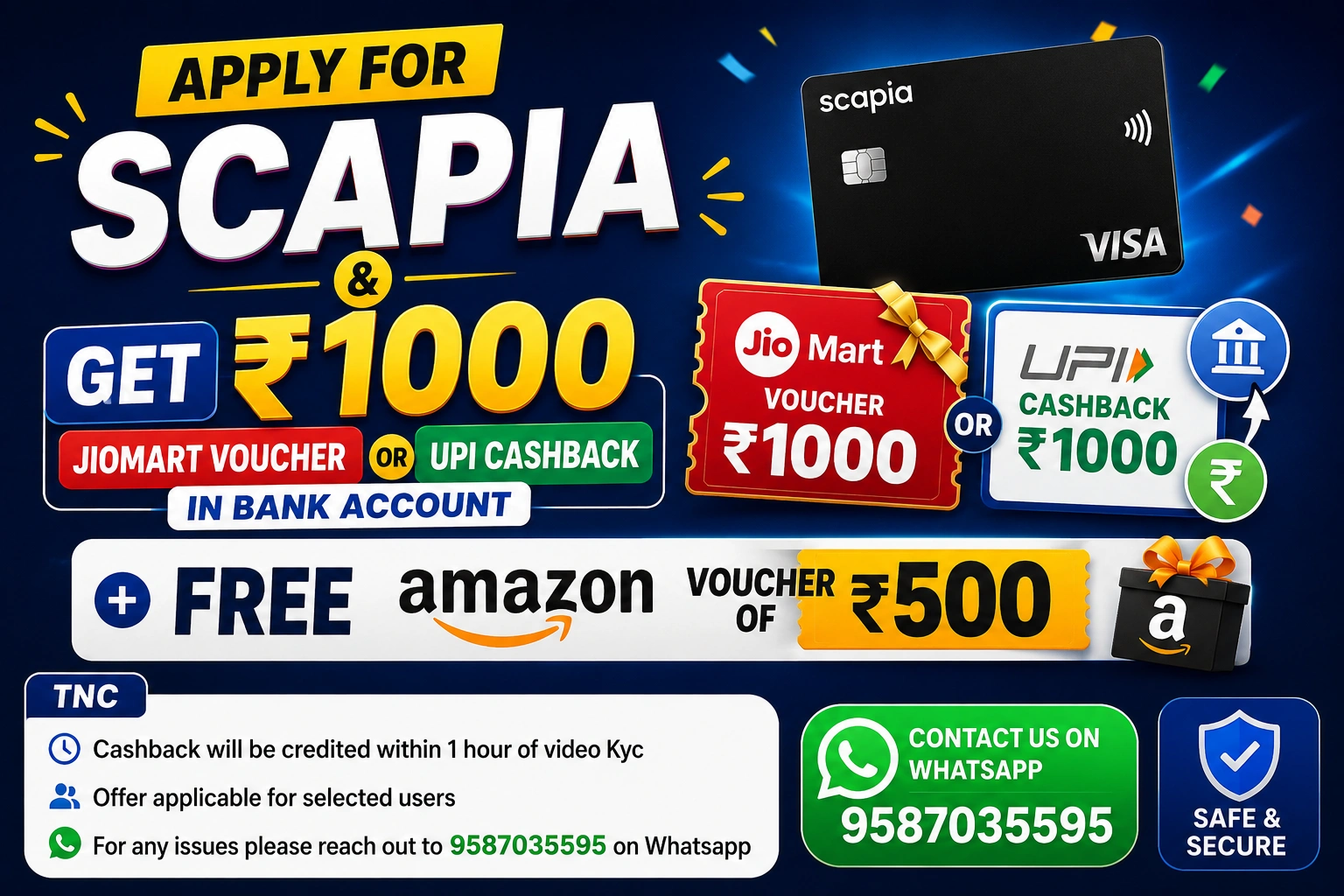 Jiomart Special Scapia Federal Bank Credit Card
