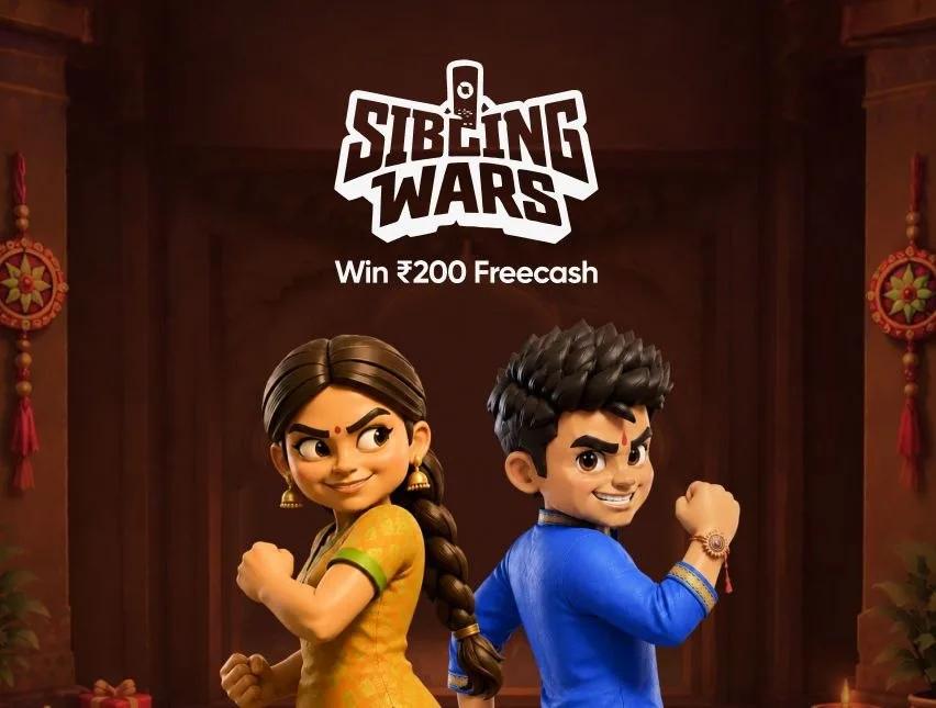 Sibling Wars — Win ₹200 Freecash on Swiggy