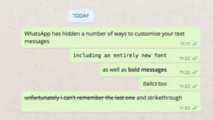 Whatsapp Trick: WhatsApp Latest Hidden Font Available to Use 1 Whatsapp Tricks
