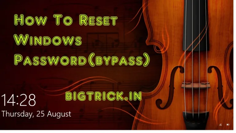 Bypass Windows 8/8.1/10 Password Any Software