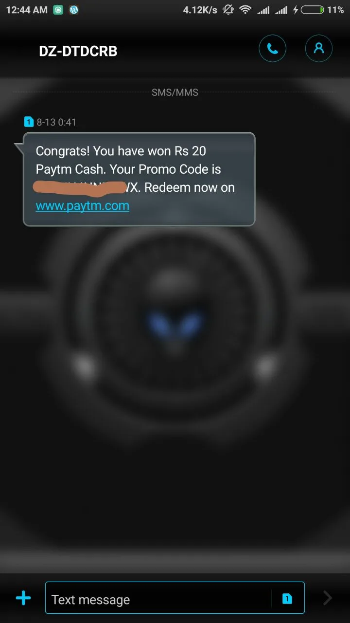 Paytm Loot : Send Message On  8082800125 And Get Free Recharge Of Rs. 20