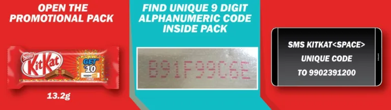 Amazon Kitkat Offer : Free Rs.10 Amazon Pay Cash With Rs.10 Kitkat Pack