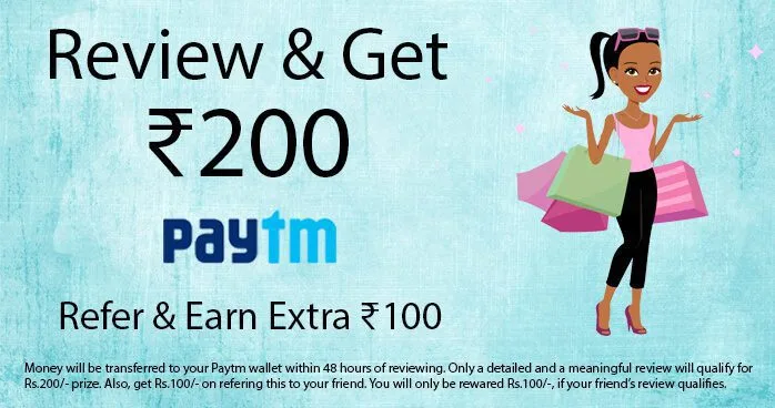 Shopersmedia Review : Write A Review And Earn Rs. 200 Paytm Cash + Rs.100 For Each refferal
