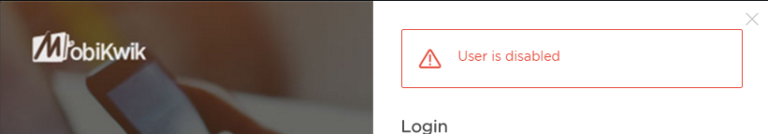 [Updated]How To Unblock Blocked Mobikwik Wallet ( User Is Disabled )