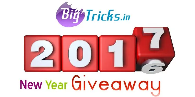 ( Winner Announced )Bigtricks Newyear Giveaway : Win Upto Rs. 500 Vouchers and Recharge For free #Giveaway 3