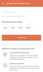 Google play gift card