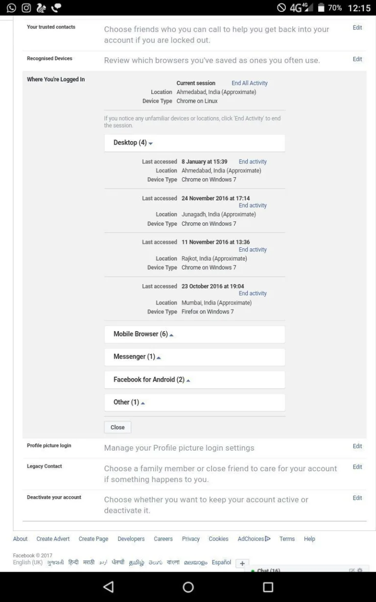 How to find out if someone has secretly logged on to your Facebook account. And how We can stop them…