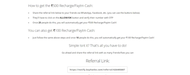 (Update) Buyhatke Loot: Refer 25 friends And Get Free Rs.300 Paytm Cash [No App Download]