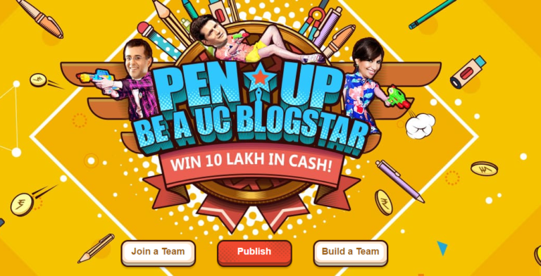 UC Web Pen Up  Contest – Share And Earn Free Amazon Vouchers