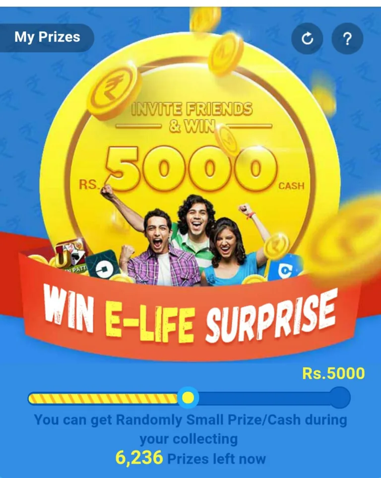 9Apps Loot : Signup And Get Rs.2500 Refer And earn Rs. 5000 Cash + Rs 2500 On Signup Use Code : ygl64j