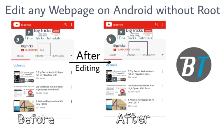 Edit Any Webpage on Android without Root