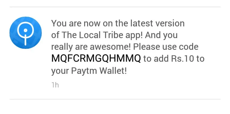 (expired)(Loot)- The Local Tribe App : Install and get Rs. 10 Paytm Cash Voucher