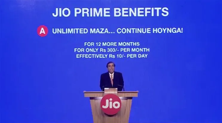 Mukesh Ambani says Jio Services will be continue to March 2018, Pay Rs .99 to Enroll for Jio prime membership