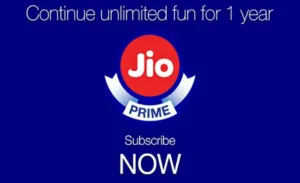 Jio Prime Activation