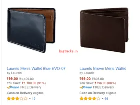 Amazon Loot : Laurels Men’s Wallets Worth At Just Rs.99 (MRP=Rs.1,199 ) 10 Screenshot_170