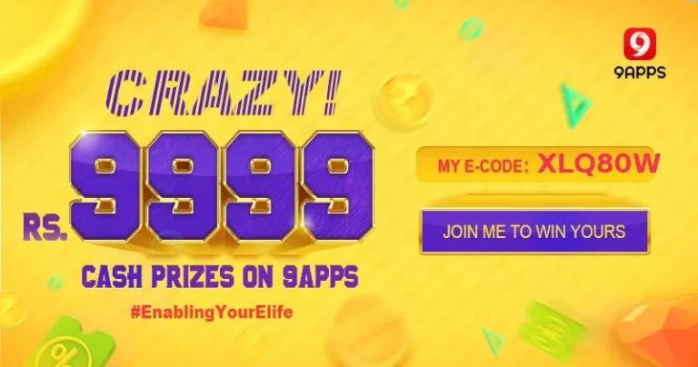9Apps Elife Refer & Earn : Refer and Earn Rs. 10,000 Paytm Cash [XLQ80W]