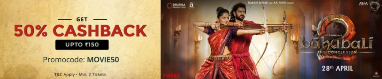 Bahubali 2 Movie Ticket Offers: Get Upto 50% Off on Ticket Booking