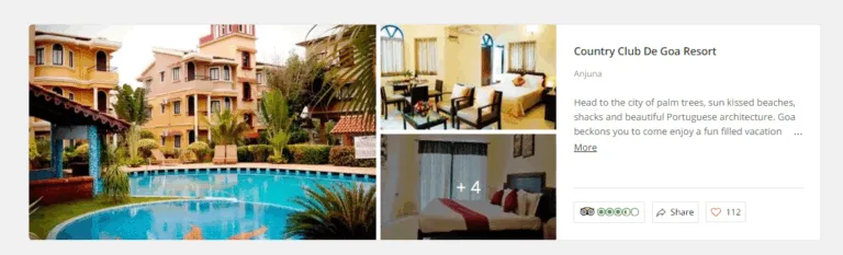 Nearbuy Hotel Offer : Free 2N Stay in Resort  for A married Couple in Goa