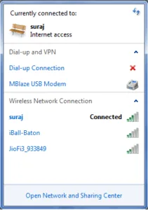 mobile internet in pc