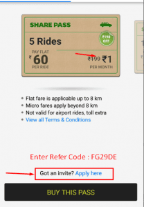 Get OLA Share Pass For Rs. 1 Only 3 Screenshot_29