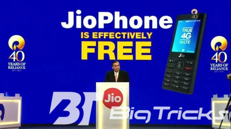 Reliance Jio Launched Feature Phone For Free+Unlimited data & calls For Rs.153 Per Month
