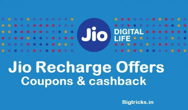 Jio Recharge & Cashback Offers – All Cashback & Plans offers For Jio