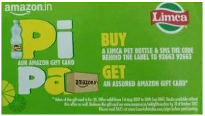 (Extended) Coca-Cola Amazon Offer:Get Amazon Cash With Coca-cola Products(Fanta,Sprite,Limca) 1 Amazon