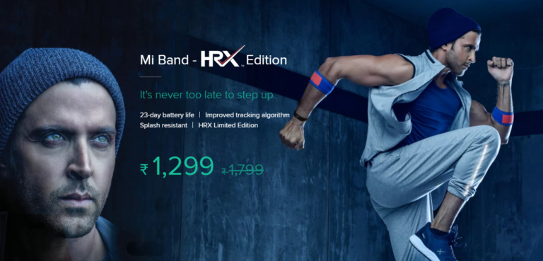Xiaomi Mi Band HRX edition launched  at Rs 1,299
