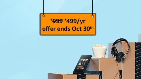 (Last Day)Amazon Prime Membership Will Cost Rs.999 Instead of Rs.499 from 30th OCT