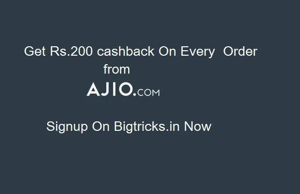 Ajio Deals : All Cashback deals are here