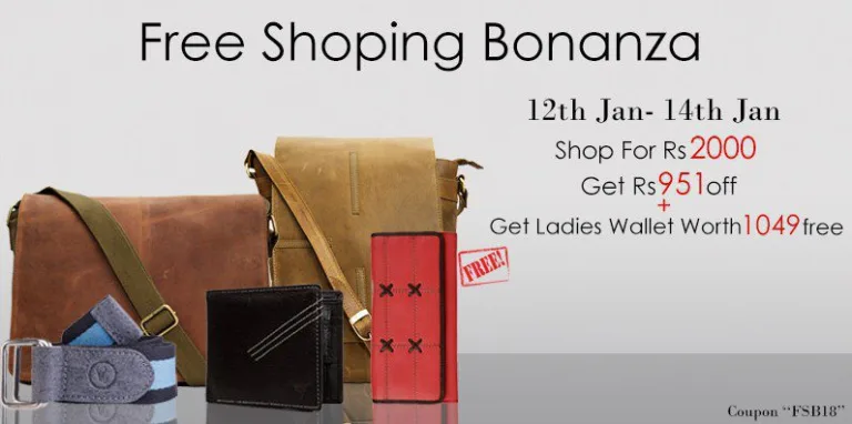 Hidekraft Free Shopping Bonanza – Shop for Rs.2000 and get Benefits of Rs.2000