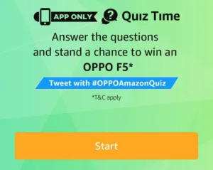 Amazon Oppo F5 Quiz Answers