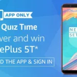 Amazon oneplus 5t quz answers
