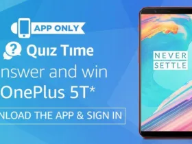 Amazon Oneplus 5T Quiz Answers - Quiz Time 37 Amazon oneplus 5t quz answers