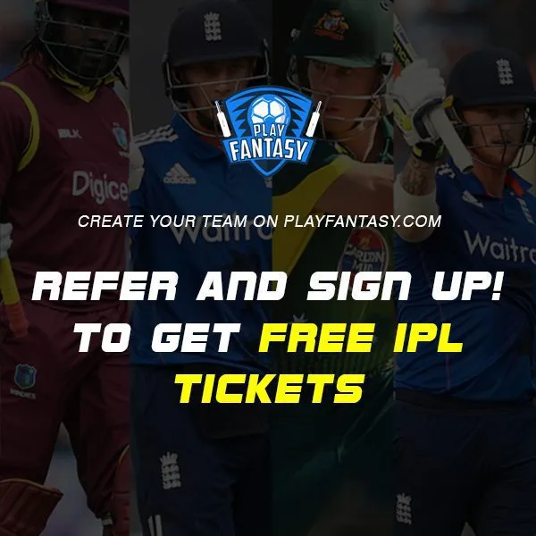 [Live Now]PlayFantasy: Refer Friends & Get a chance to win 2 IPL Tickets and India Jersey For Free