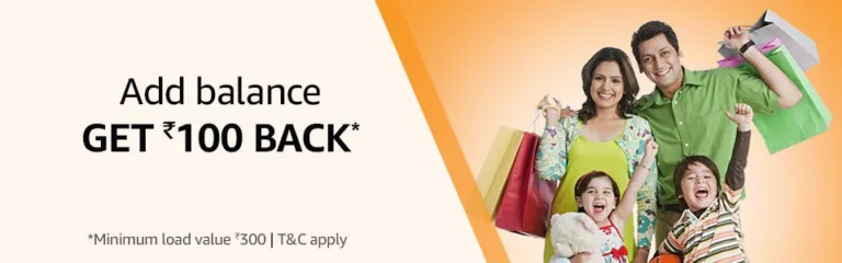 Amazon Pay: Load Rs.300 & Get Rs.100 Cashback in Amazon Pay