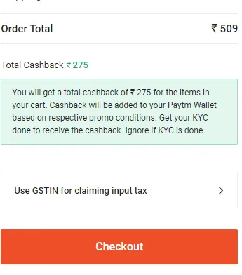 Paytmmall Loot: Get Rs.275 Cashback on Shopping Of Rs.400 or More