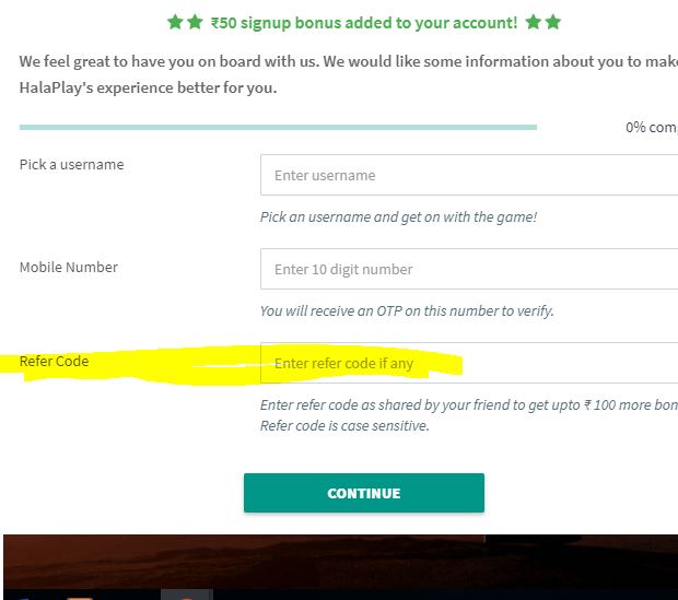(Rs.2800 Proof Added)HalaPlay Fantasy League: Get Rs 100 on Signup + Rs 50/Refer 3 halaplay fantasy league