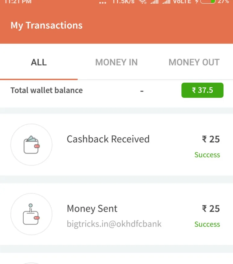 Freecharge UPI Offer: Get 100% Cashback upto Rs.25 Cashback on Send Money For All Users