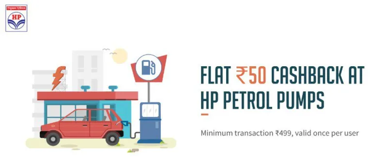 Freecharge Petrol Offer – Get Rs.50 Cashback at HP Petrol Pumps