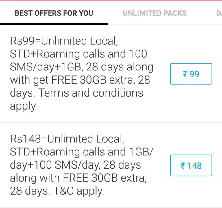 Airtel 4G Sale : Get 31 GB Data With Unlimited Calling for 28 Days at Just Rs.99