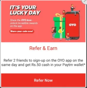 (Back Again)Oyo Rooms - Open Oyo Rooms App Daily till 31st march & Get Rs.100 PayTM Cash 2 oyo rooms