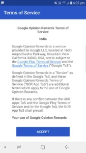 Google Opinion Rewards