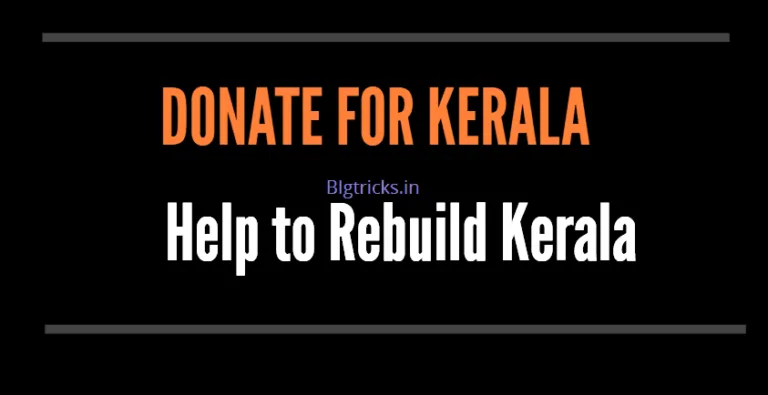 How to Donate to CM Relief Fund for Kerala Flood Relief