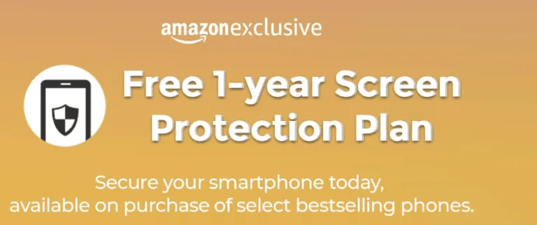 Get Free 1 year Screen Protection on Selected Smart Phones From Amazon