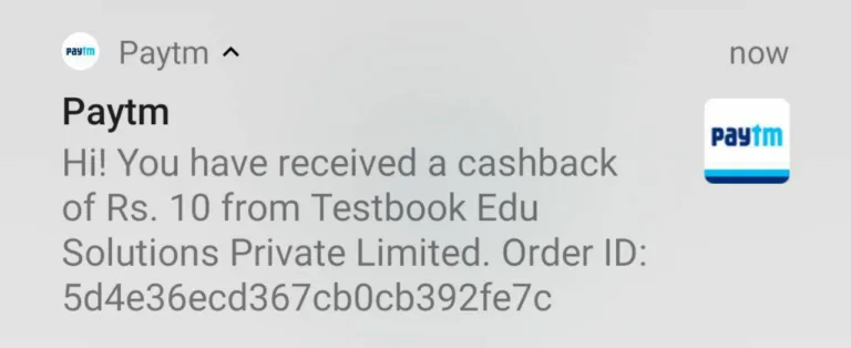 (Unlimited Trick) Testbook Offer – Refer Friends and Get Instant Rs.10 PayTM Cash Instantly