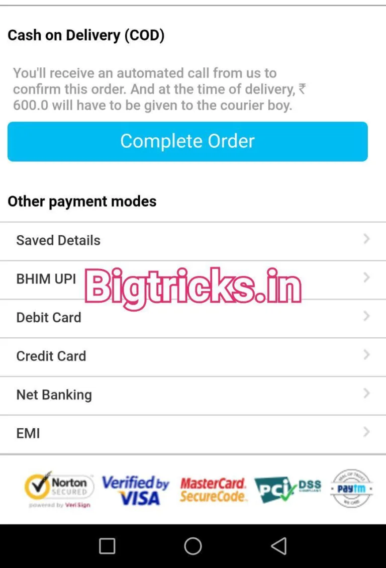 PayTM Mall Started Cash on Delivery – Now Get Cashback for Grocery Products too