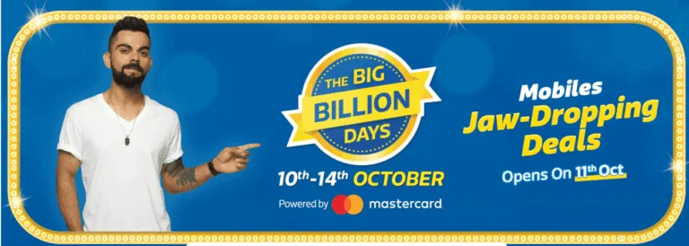 [Live ]Flipkart The Big Billion days – Get upto 90% off & Many Loot Deals