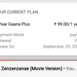 gaana+ premium subscription