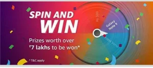 amazon spin & win